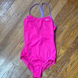 Girls Nike Swimsuit - Pink 10-12y *never worn